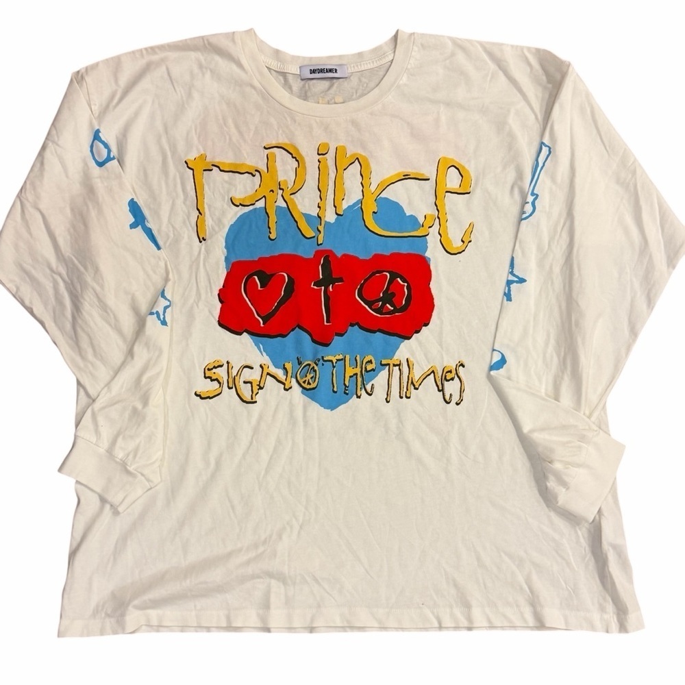 Daydreamer Prince Sign O’ the Times Long Sleeve NWOT - Picture 5 of 7